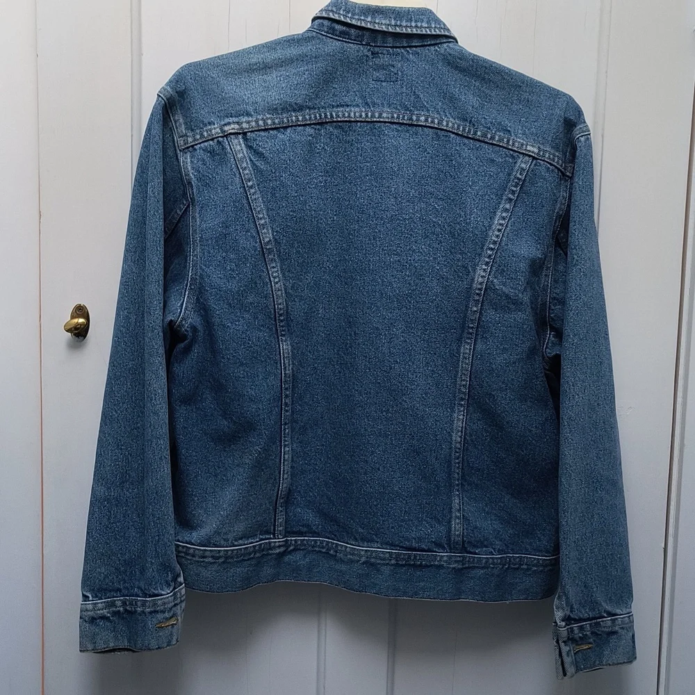 Vintage Lee Blue Denim Jacket - size Large - Picture 2 of 12